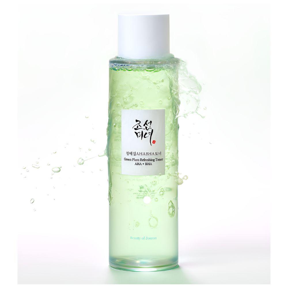 Beauty of Joseon Green Plum Refreshing Toner AHA BHA 150ml x 1 - Gentle Exfoliating, Soothing, Pore Care