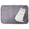 Goo Goo World Women's Blanket with Case, 36603401, Warm Cat Blanket, Light Gray, Approx. 70cm W x 50cm H / Case 26cm W x 37cm H