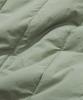 COVERNAT Quilted Half Zip Oversized Sweatshirt Light Khaki