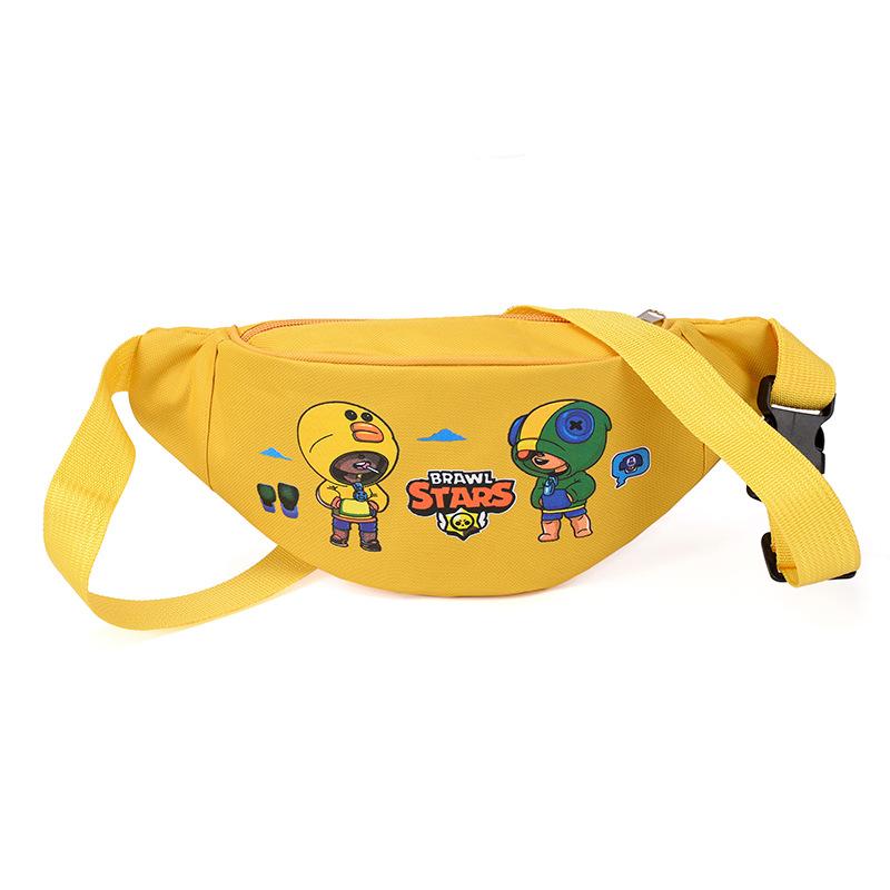 Cartoon Cute Children's Fanny Pack, Male and Female Babies, Fashionable One-shoulder Messenger Bag, Trendy Children's Robot Children's Breast Bag