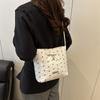 Niche Bow Bucket Bag Women's New Trendy Shoulder Bag Sweet Versatile Fashion Bucket Bag