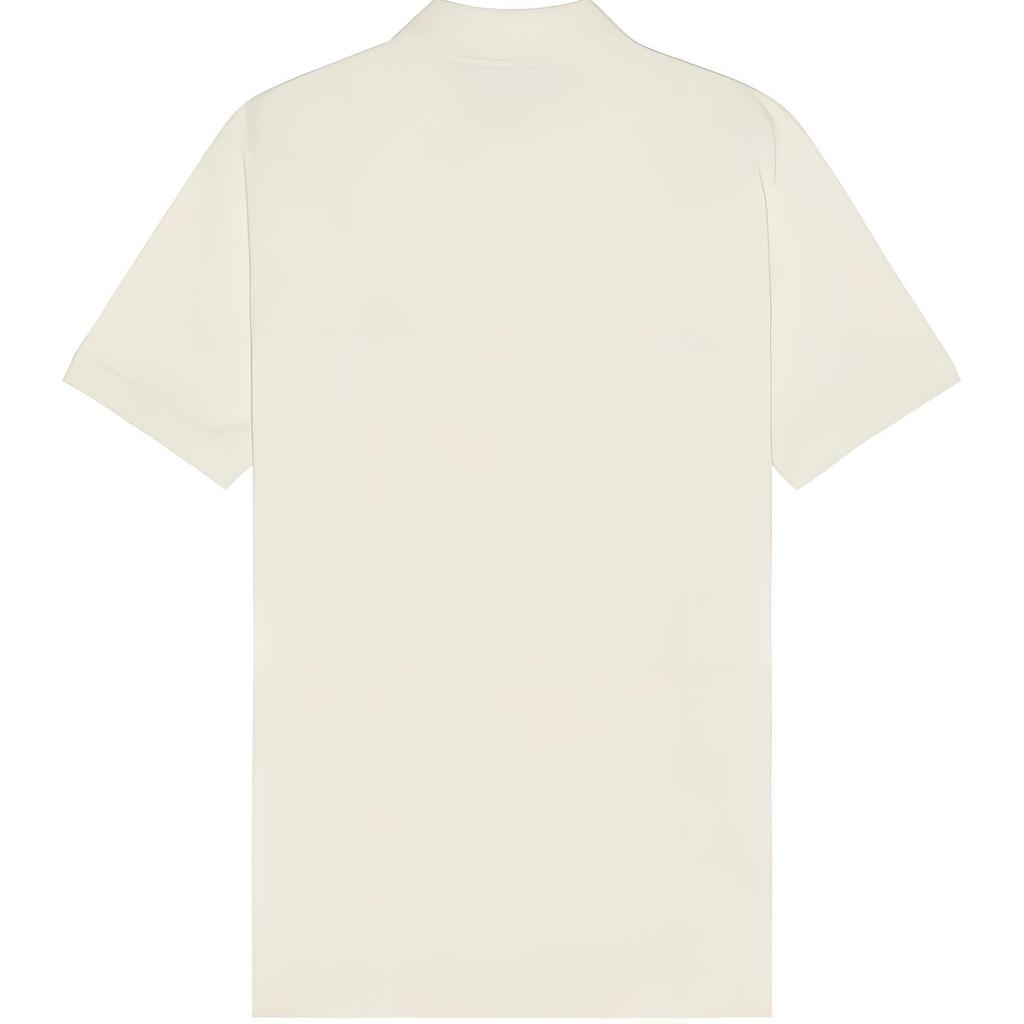 Polo Ralph Lauren Logo Embroidered Vertical Button Short Sleeve Polo Shirt Men tops Beige 710534735-420