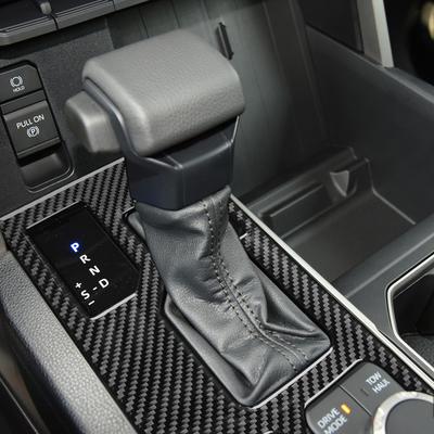 For Toyota Tundra Sequoia + Car Accessories Carbon Fiber Center Gears Shifter Panel Interior Cover Trim Sticker Modification