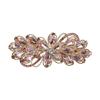 Elegante Fermaglio per Capelli con Strass da 8 cm per Donna Barrettes Decorate con Strass in Lega di Zinco per Acconciature Raccolte e Code di Cavallo
