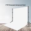 2x3 Meter Photography Background Stand with Black Light-Absorbing Cloth, Studio Props, and White Cloth for Shooting