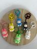 Macaron Color Gentle and Cute Flocking Three-dimensional Doll Backpack Pendant Keychain Card Book