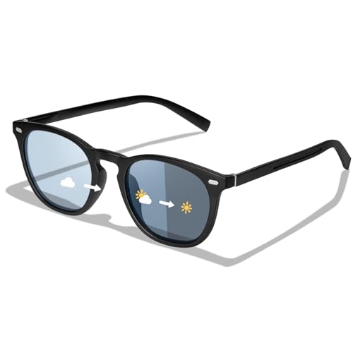 Sunglasses men women polarized TR90 ultra-lightweight UV400 UV protection stylish photochromic color-changing suitable baseball running driving.