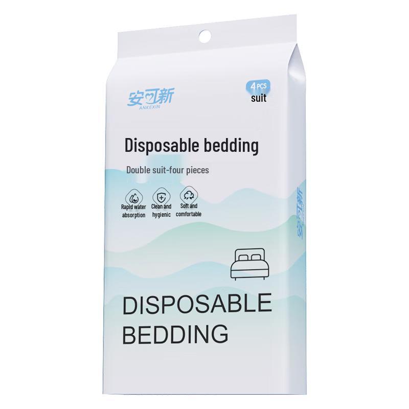 Disposable Travel Bedding Set (4-Piece)