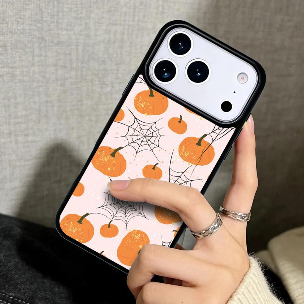 Capa Case for iPhone 17 Air 16 Pro Max 15 Plus 11 13 Mini 14 12 Back Phone Cover Halloween Aesthetic