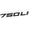 Black Shine Car Body Decorate Rear Trunk Emblem 3D Lettering Badge Accessories For BMW Series 7 760Li 750Li 745Li 740Li 730Li