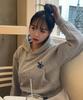 Pd Starbunny Crop Hoodie - Gray