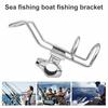 Fishing Rod Holder Portable Anti-rust Heavy Duty Wrench Corrosion Resistant High-polished with Stainless Steel Sea