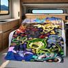 1PC DRAGON BALL  Print Flannel Blanket, High quality All Seasons, Home Decor, Warmth and Comfort, Perfect for Christmas Gifts
