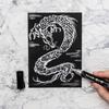 Pentel Brush Pentel Brush Pen Silver Tip Pen, XGFH-Z