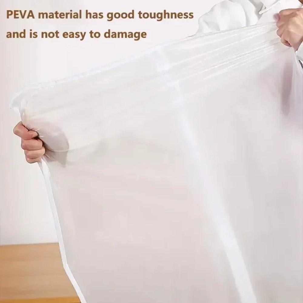 Transparenter Kleidersack mit Reißverschluss Staubschutz für Hochzeitskleid Anzug Mantel Schrank Garderobe