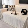 Modern Minimalist Sofa Towel Luxurious Solid Color Chenille Sofa Protective Cover All Seasons Universal Sofa Cover Cloth Gray