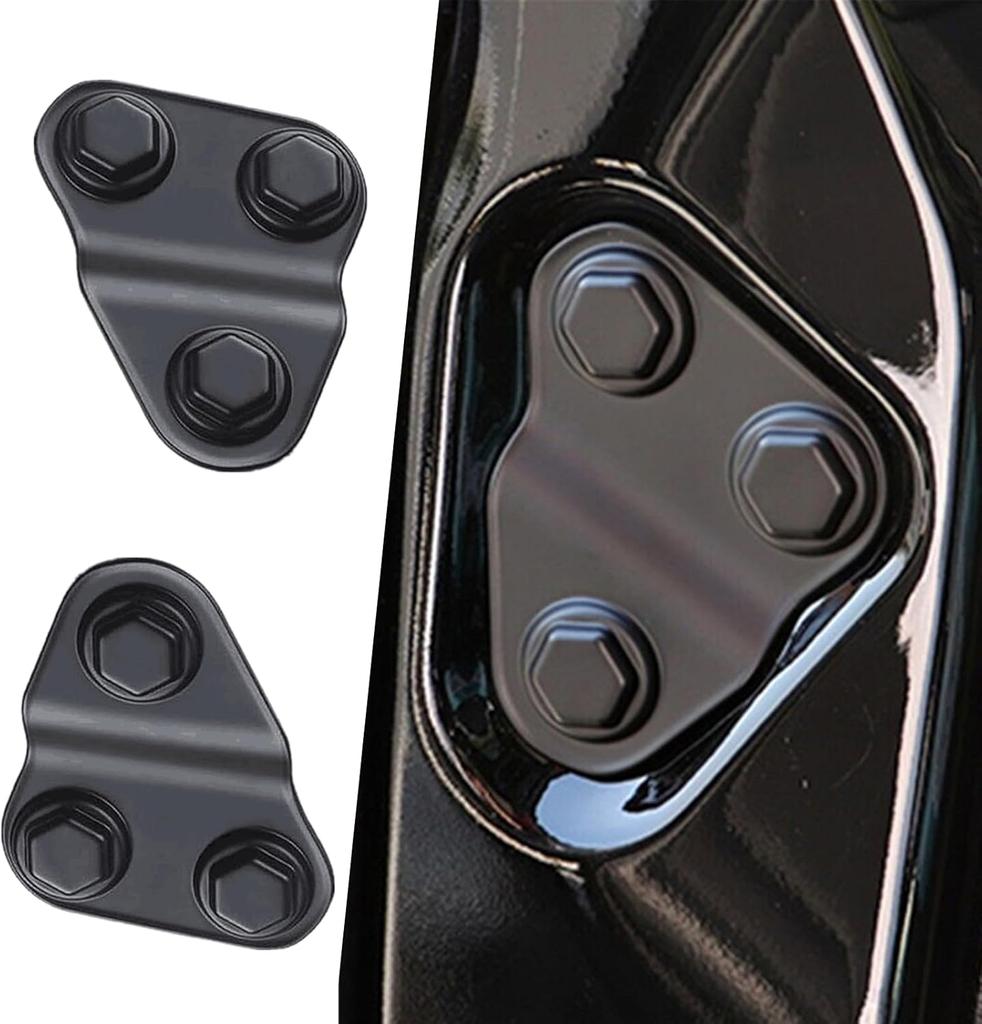 Car Door Lock Screw Protector Cover Decoration Limit Strap Hinges Footman Loop Bracket Cap For Jeep Wrangler JL Gladiator JT 18+