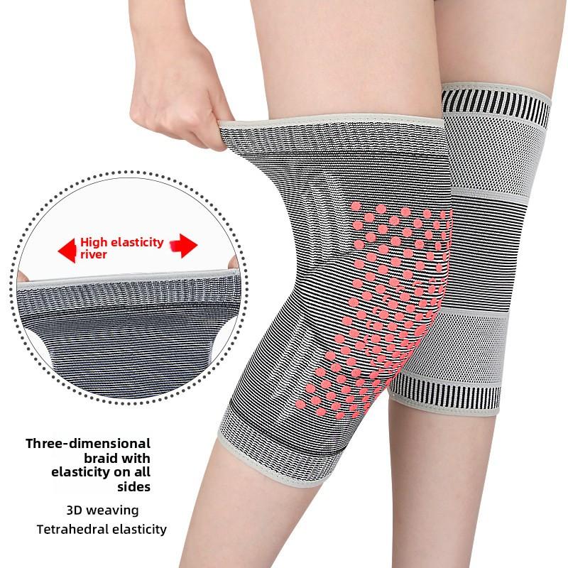 Graphene Sports Knee Pads Men and Women Knitted Breathable Cycling Basketball Running Sports Protective Gear Air-conditioned Room Warm Knee Pads