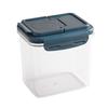850 ml/1380 ml transparenter Lebensmittelvorratsbehälter, versiegelt, PP, vielseitiger luftdichter Lebensmittelbehälter für Getreide, Küchenbedarf