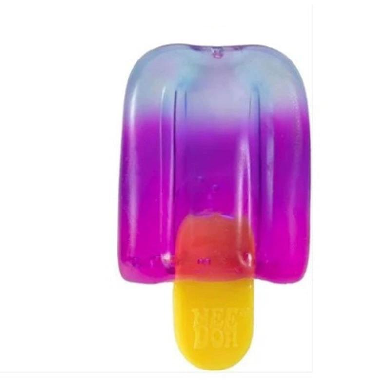 Needoh Pot à Glace Crème Glacée Cube Sensoriel en Silicone Pour Soulager le Stress et le Jeu Créatif