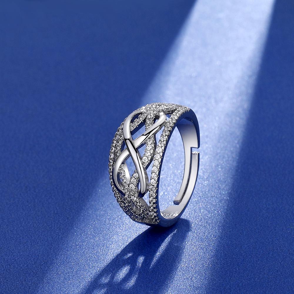 New 925 Silver Ring AAA Zircon High Quality For Women Rings Wedding Fine Jewelry Accessories Party Gift