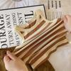 Bear Leader Girls Fashionable and Casual Set Summer Thin Children's Stripe Suspender Tank Top Shorts Two Piece Set Clothes