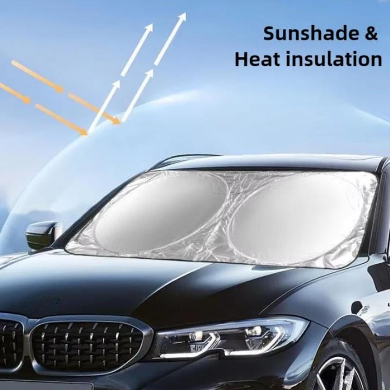 Auto-Baffle-Sonnenschutz Innenfensterabdeckung Windschutzscheiben-Visier-Schutz Windschutzscheiben-Falt-Sonnenschutzvorhang Styling Sonnenschutz