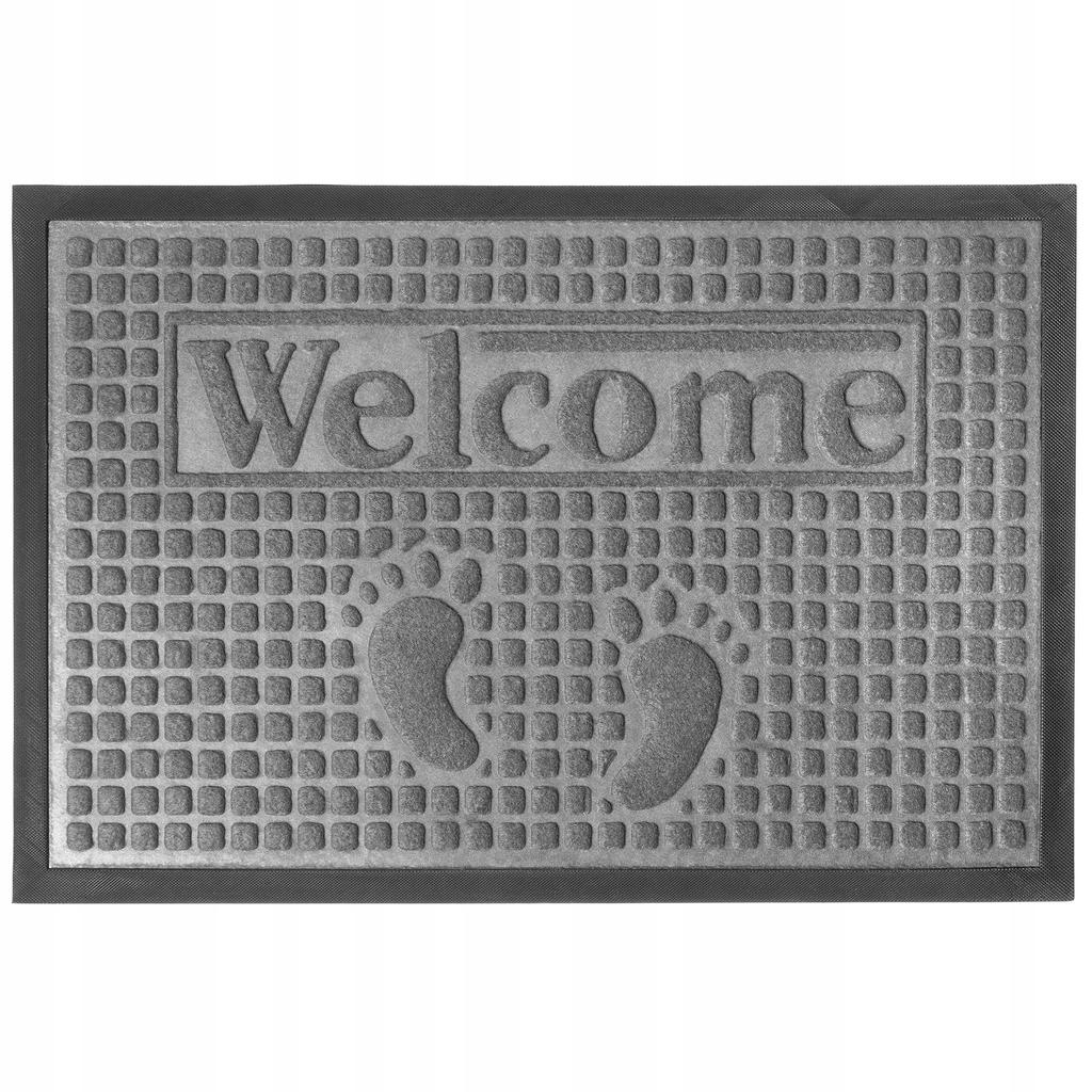 KADAX Rubber Entrance Doormat for Shoes 60x40 Cm