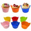 Silicone Baking Muffin Cups Food-Grade Non-Stick Cupcakes Liners for Muffins Candies Reusable Cake Cups Holders for Parties
