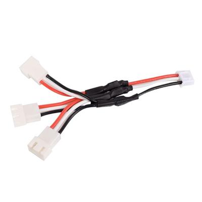 Highly Temperature 24AWG Silicone Balancer Extension Cable With XH Connectors For 3S 18650 Batteries And Charger