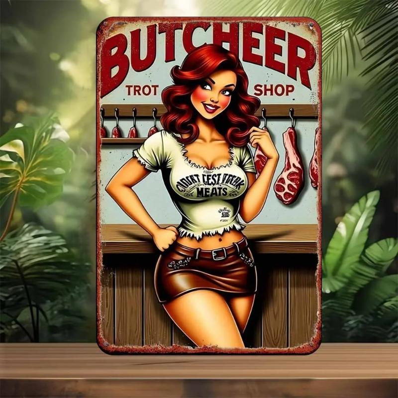 Vintage Metal Tin Sign Wall Decor Home Bar Kitchen Art