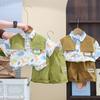 Sommer-Kurzarmanzüge für Jungen, Western-Stil für Jungen, Babyhemden, Shorts, Kleidung, zweiteilige Sommeranzüge für Kinder