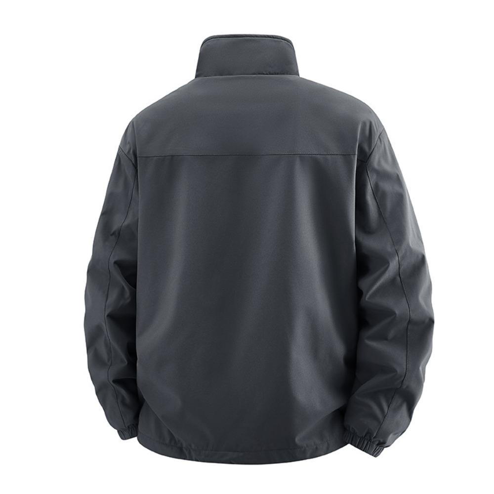 Beidseitig tragbare lässige Herrenjacke M-5XL Arbeitskleidung Trendige leichte Winterjacke Lockere Passform Stormtrooper Dickes Fleece Warm Wendemantel