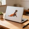 Monkey Holding Plush Toy Decal Funny Creative DIY Vinyl Stickers Waterproof Decal for Laptop Bumper Bike Skateboard Phone