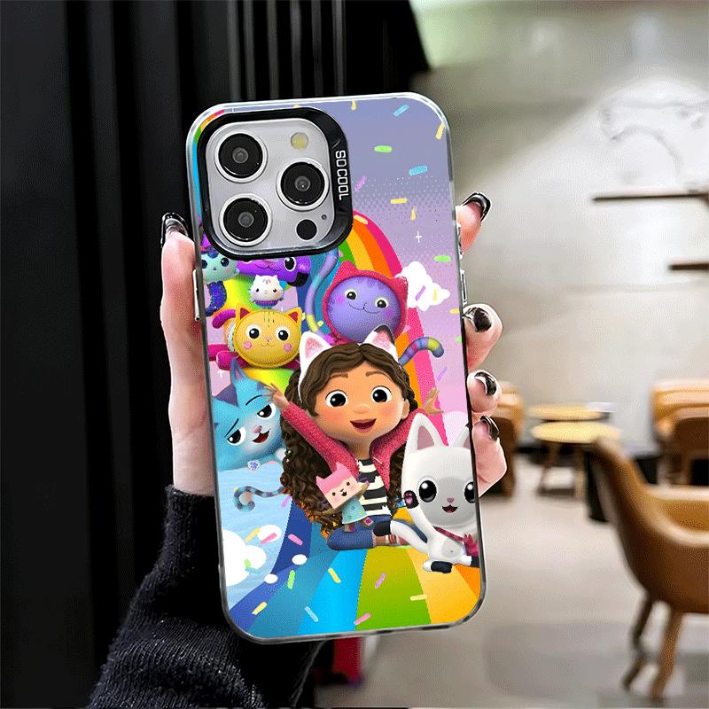 G-Gabbys Dollhouse Cartoon Soft Phone Case for iPhone 15 16 17 Pro Max 17Air 16E 14 Plus 13 12 Mini Shockproof Cover Back Shell