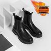 Men's High-Top Chelsea Boots: British Style Martin Leather Boots for Autumn/Winter