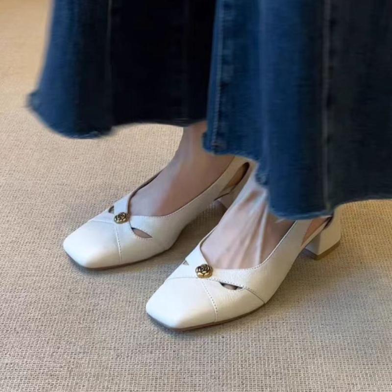 Fashion Elegant High Heels Women Shoes Flower Heeeld Sandals Summer Chunky 2025 Fashion Luxury Woman Shoes Dress Pumps Mujer Sandalias