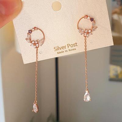 Women's Dress Up Drop Water Drop Earrings