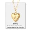 initial Letter Name Necklace for Women A-Z Alphabet Initial Pendant Choker Gold Color Collares Long Stainless Steel Chains Link