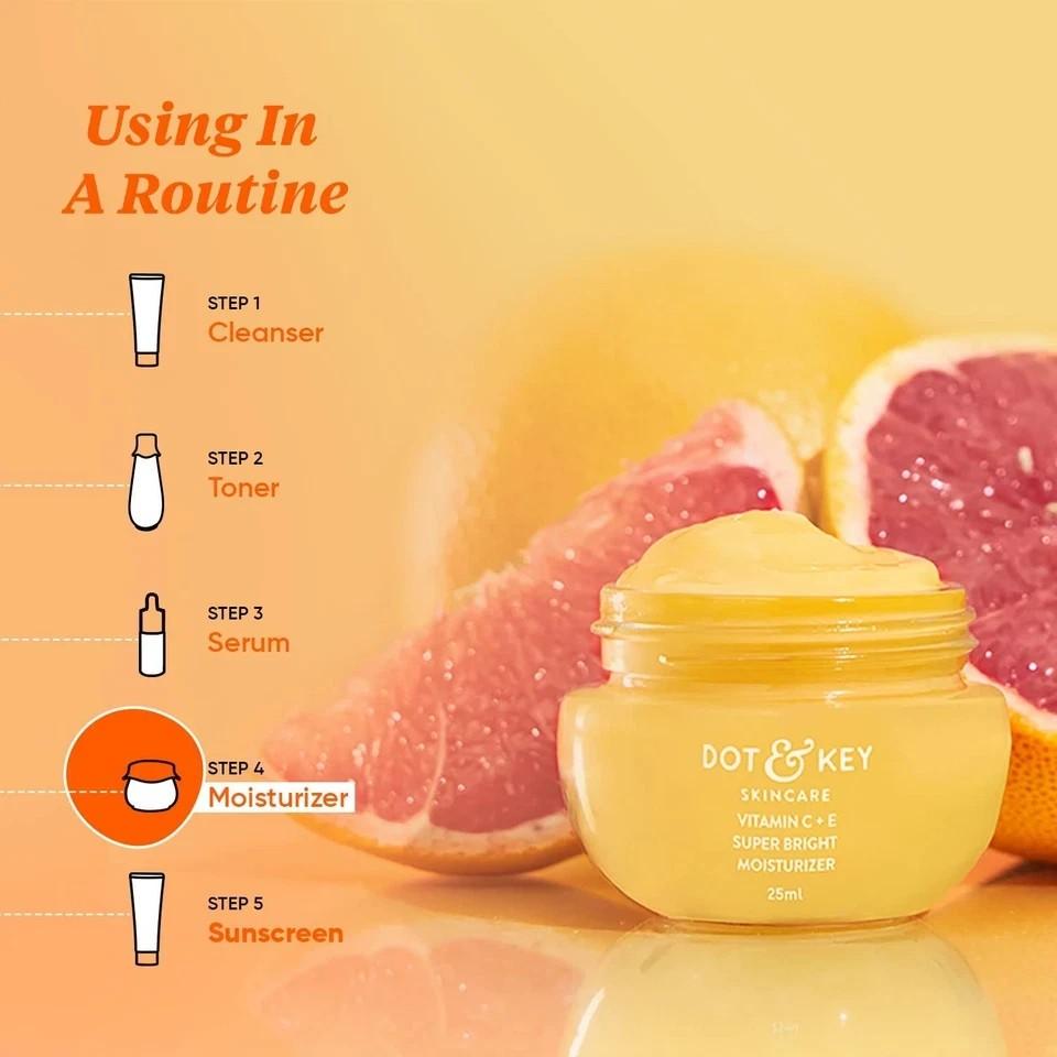 Dot & Key Vitamin C + E Sorbet Super Bright Feuchtigkeitscreme 25ml