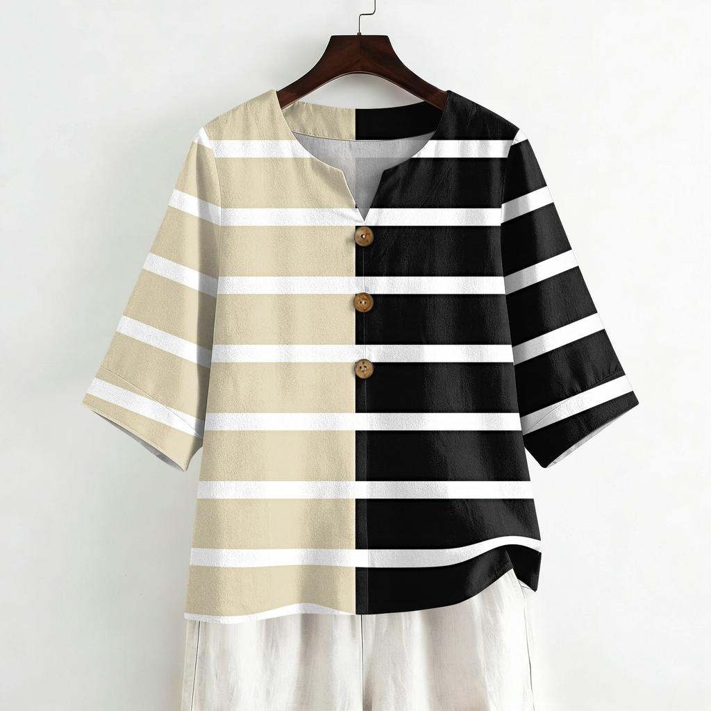 Women's Shirts Dressy Casual T,Shirts 3/4 Sleeve Tunic Tops Basic Tees Pullover Work Blouses