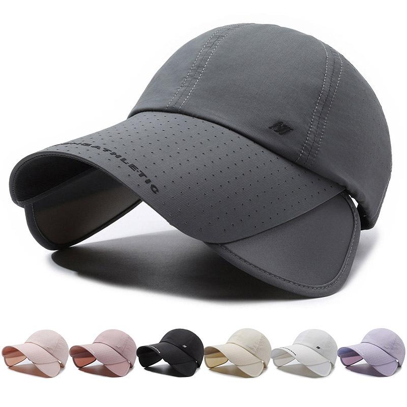 Summer Adjustable Brim Sun Hat for Men and Women, New Style Wide Brim Outdoor Sports Cap, Suitable for Fishing and Sun Protection