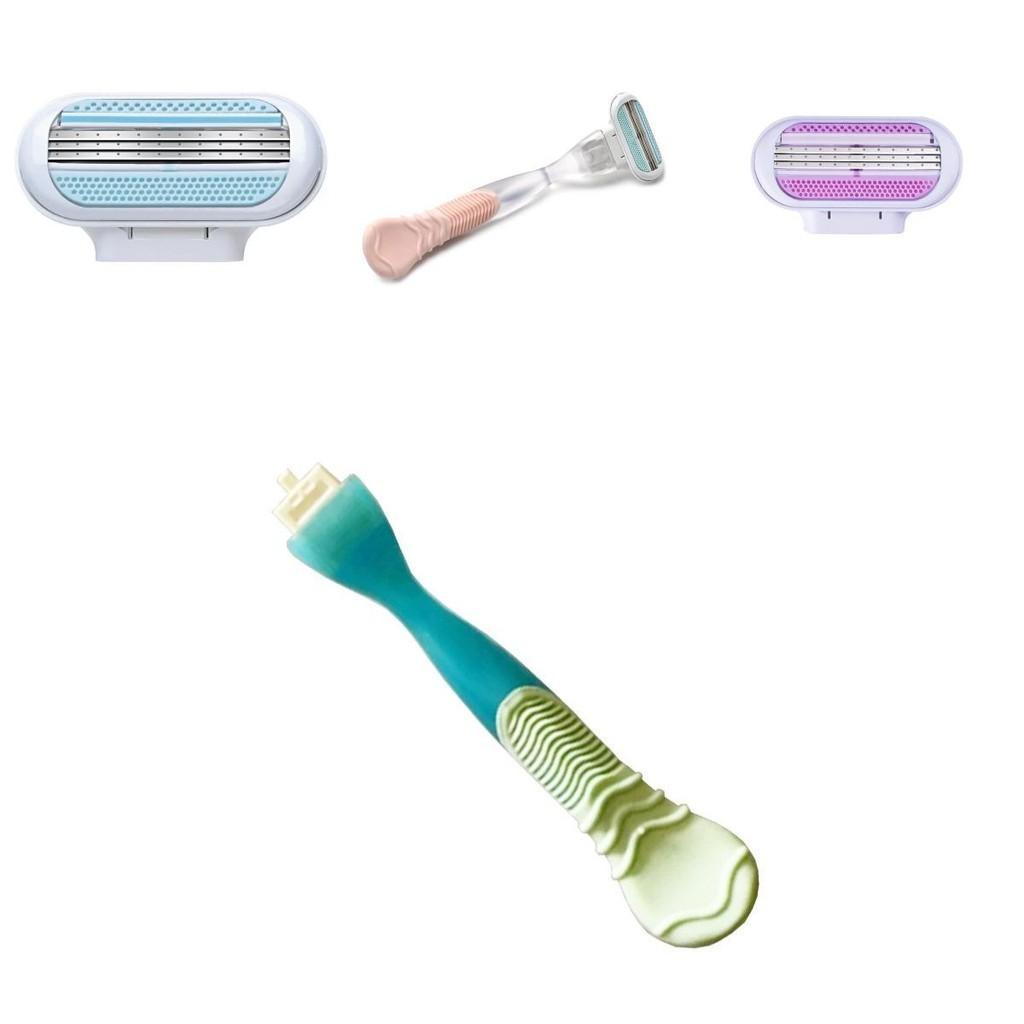 Premium Drievoudig Mes Dames Scheermes Ergonomisch Ontworpen Voor Glad Scheren