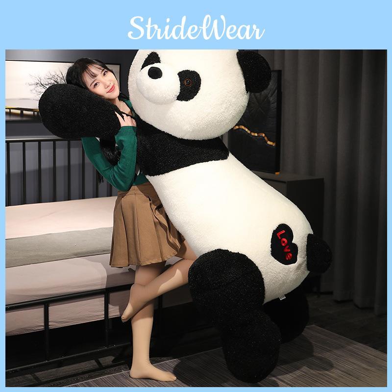 Plush Adorable Panda Cartoon Lounging Soft Plush Toy Kids Bedtime Gift Doll