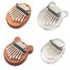 8 Key Kalimba Music Instrument Mini Musical Keyboard Thumb Piano Wooden Gifts Acrylic Cute Small Wearable Child Gift Sports