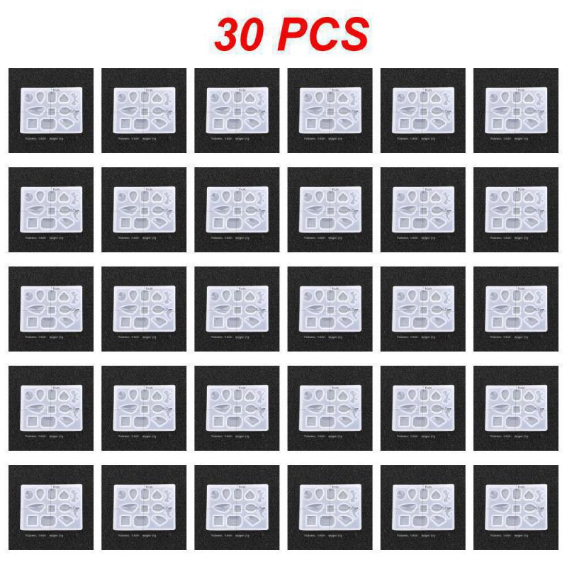 20/30PCS Fudge Chocolate Mold Stereo Ease Of Use Unique Multi-functional Baking Mold Silicone Mold Food Grade Silicone Durable