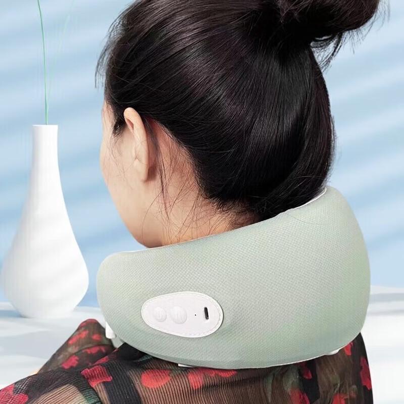 Enlluean Portable U-Shape Neck Massage Pillow CN plug (adapter included)