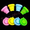 Silicone World Portable Silicone Folding Cup Mouthwash Cups Travel Outdoor Anti Drop Telescopic Cup Coffee Handcup Water Cup