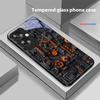 Circuit Diagram Gray For Oppo A79 5G 58 78 74 60 4G Reno 11F Realme GT 6 11 Note 50 10 C55 X2 Tempered Glass Black Phone Case