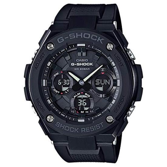 CASIO Men's G-Shock G-STEEL Analog-Digital Tough Solar Multi-Function Black 20 ATM Water Resistance GST-S100G-1B Watch